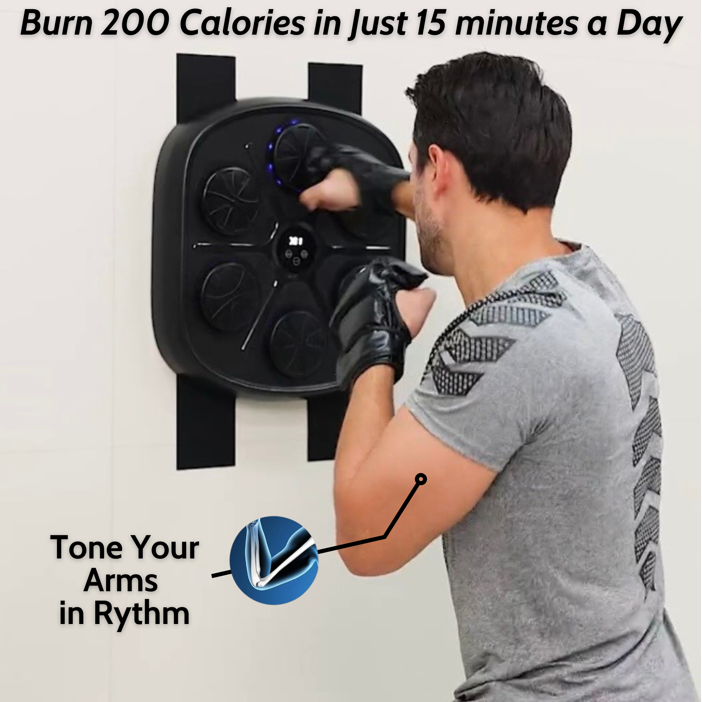 Music Boxing Machine Expert + Free MMA Gloves