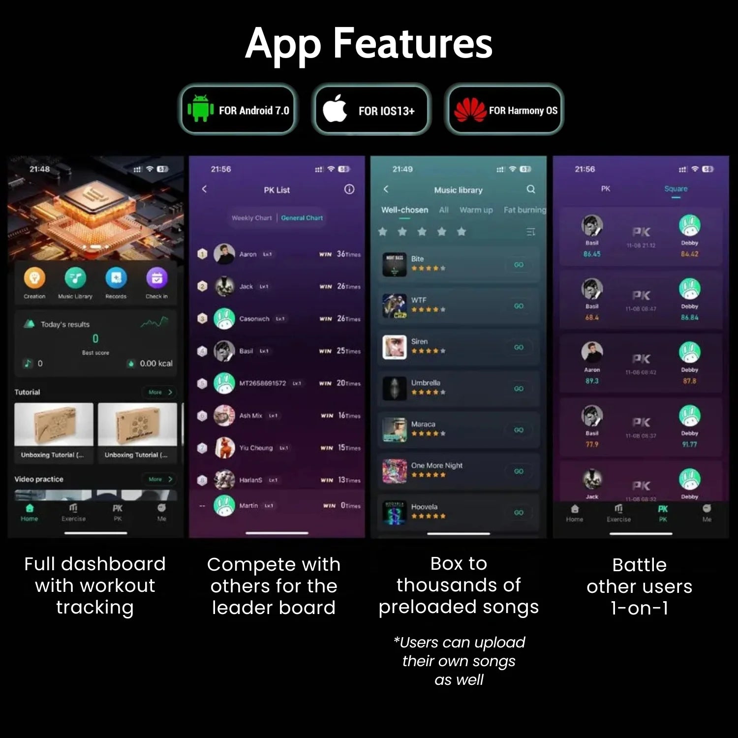 Music Boxing Machine V2 + Free Boxing & MMA Gloves