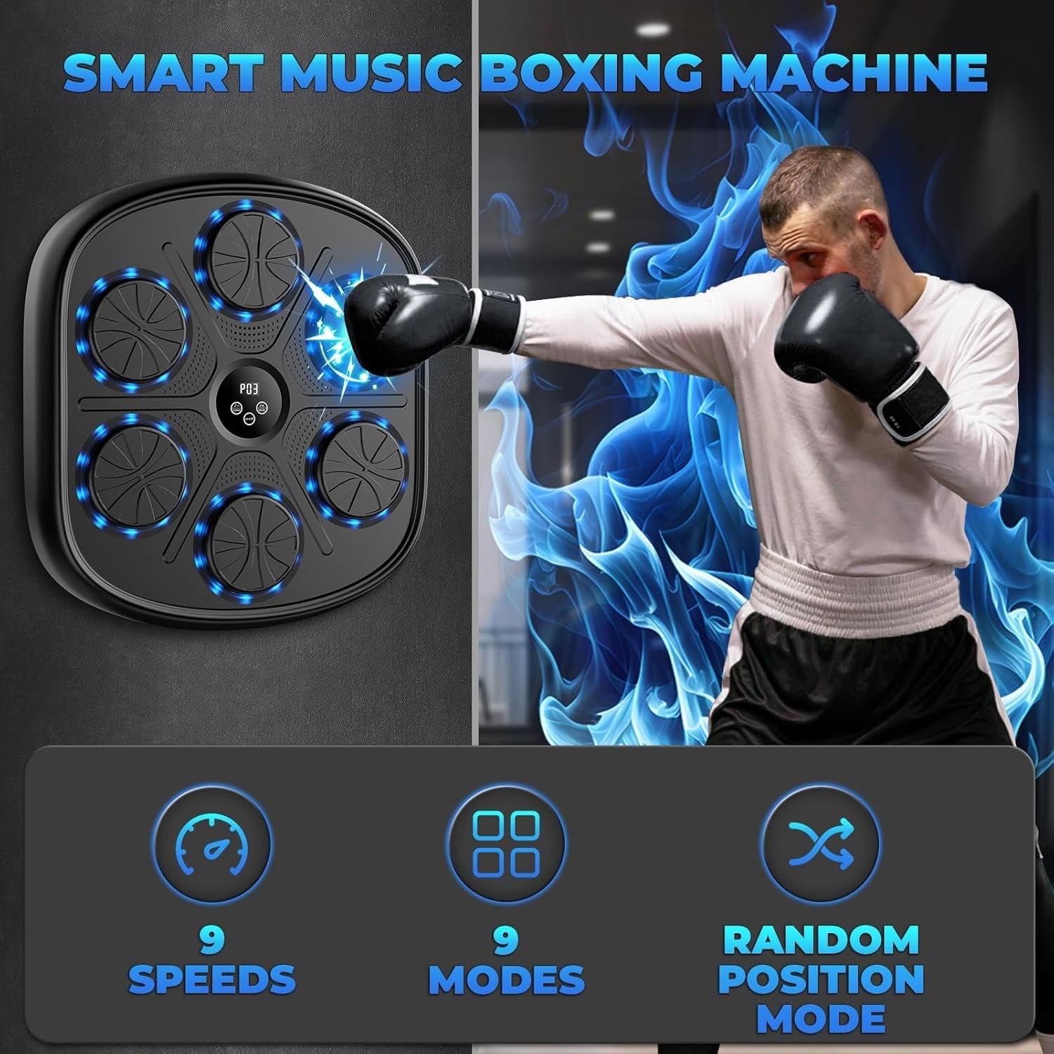 Music Boxing Machine Expert + Free MMA Gloves