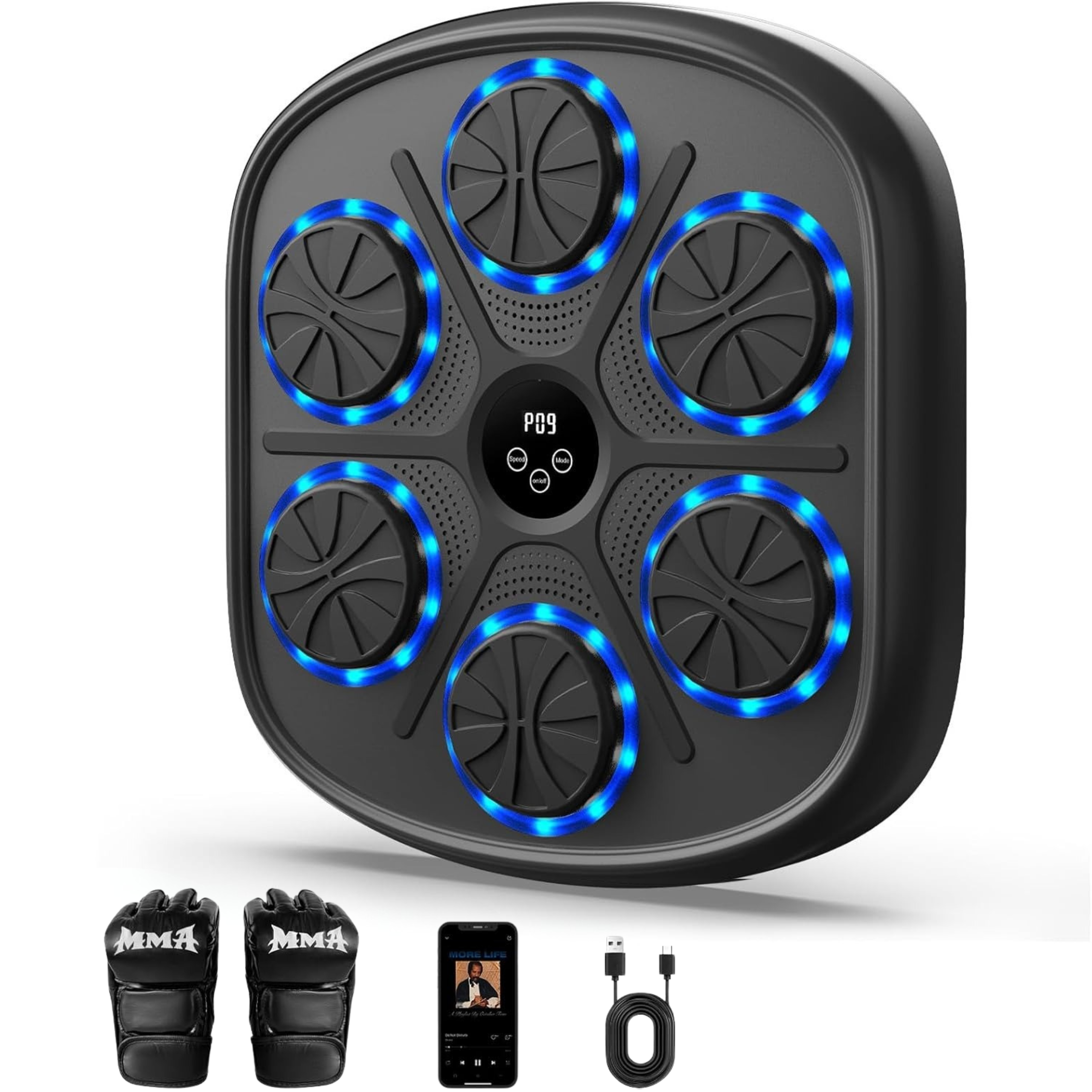 Music Boxing Machine Expert + Free MMA Gloves