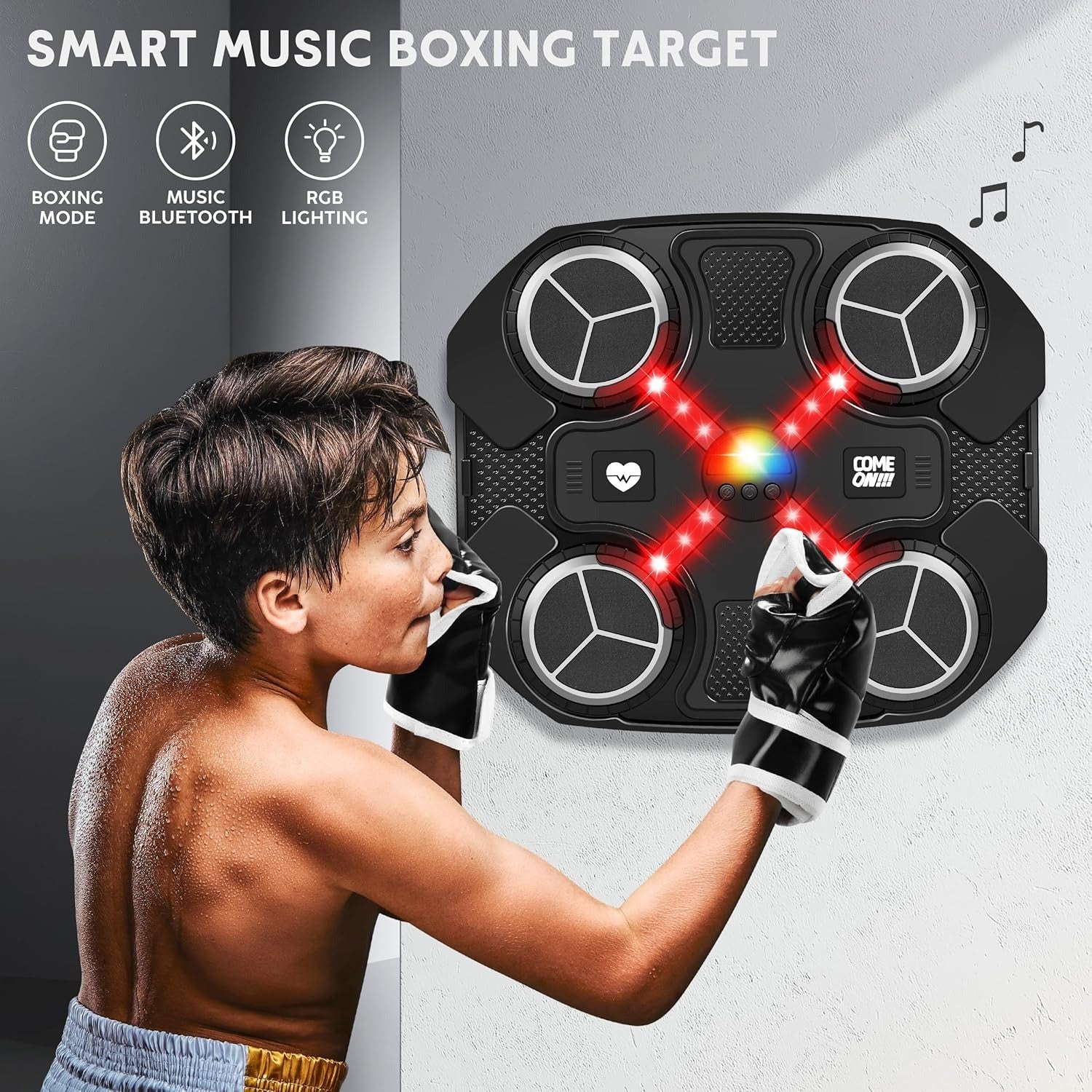 Music Boxing Machine Beginner + Free Kids Gloves