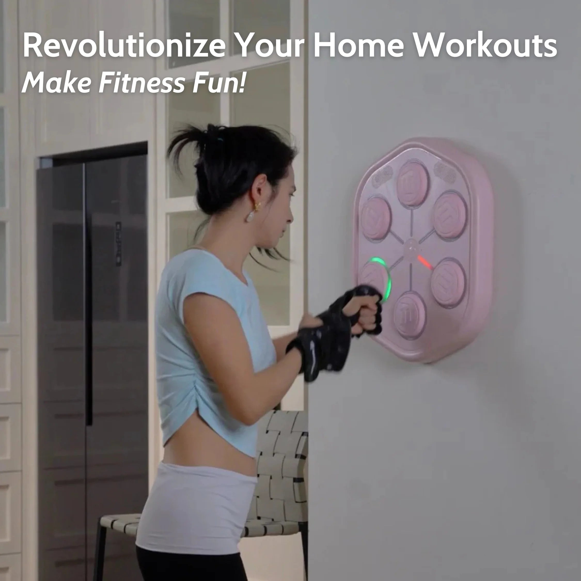 Music Boxing Machine V2 + Free Boxing & MMA Gloves